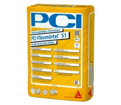 PCI Flexmörtel® S1 Flott 20 kg sivá