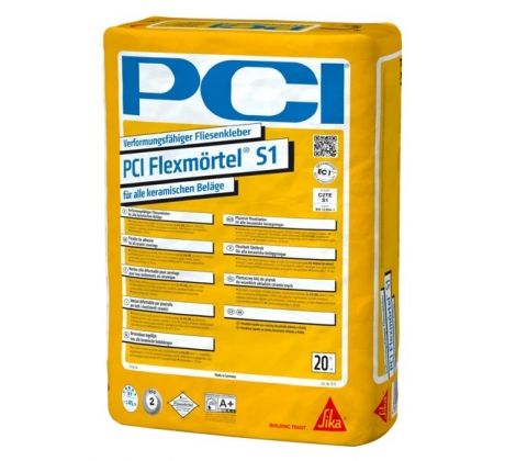 PCI Flexmörtel® S1 Flott 20 kg sivá